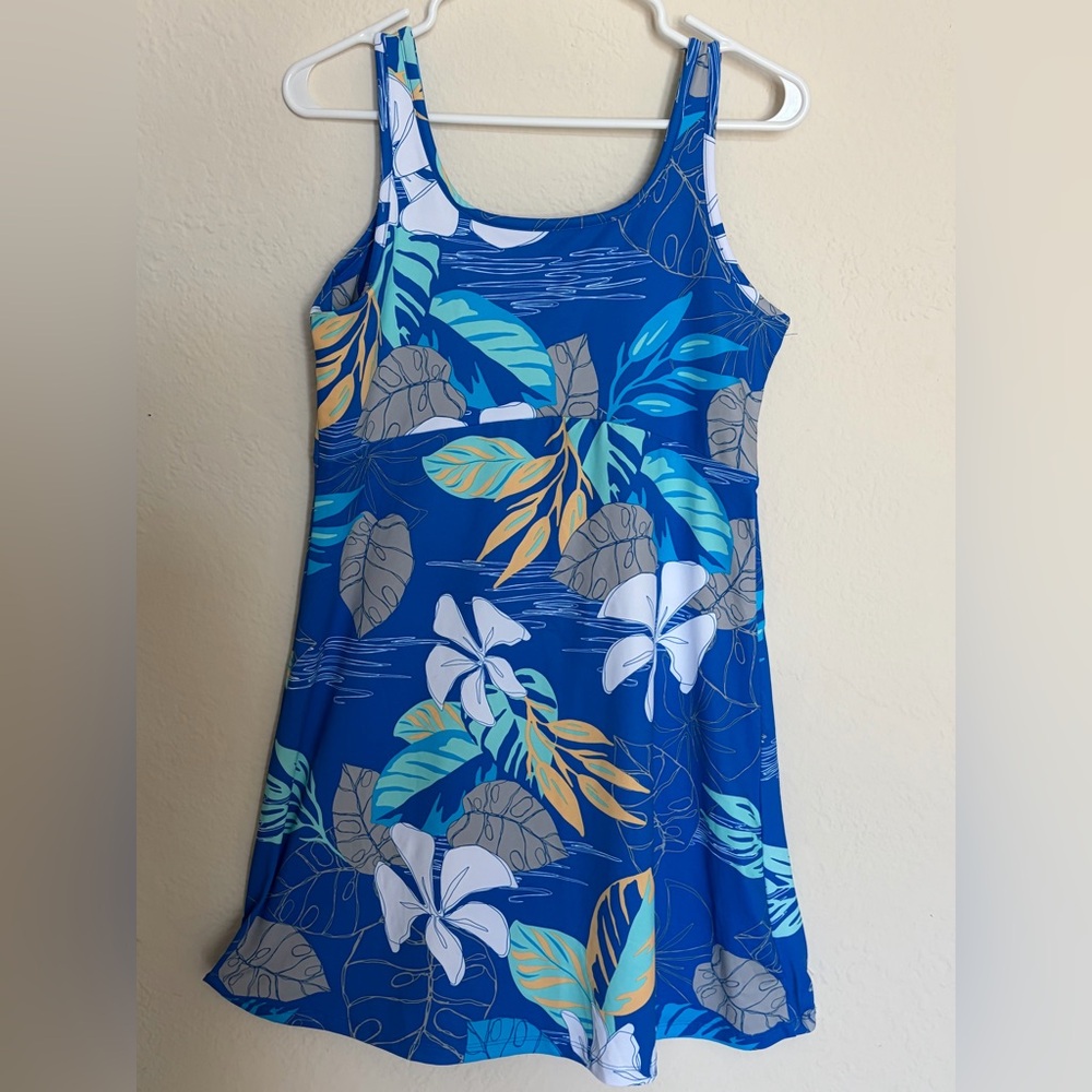 Columbia Tropical Cover Up Swim dress women’s Size M